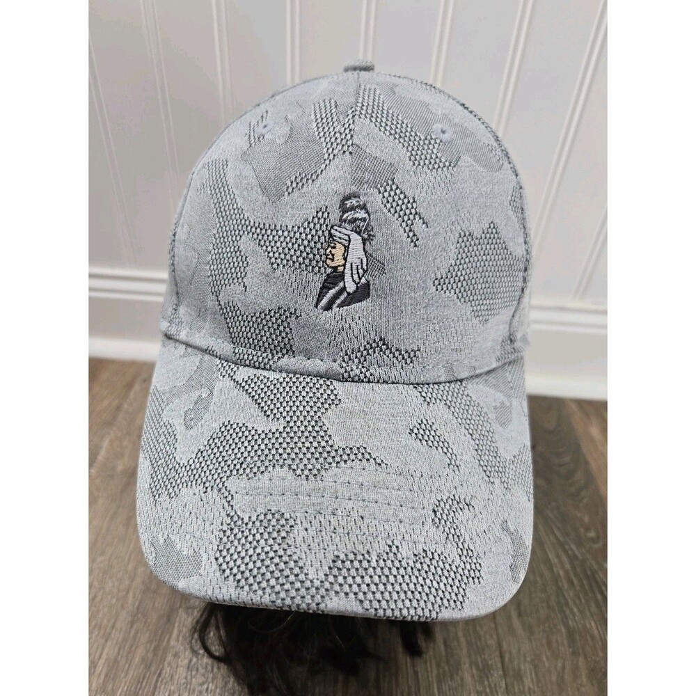 Mayacoo Lakes Country Club Members Golf Hat Strapback Gray Camo Wick Performance